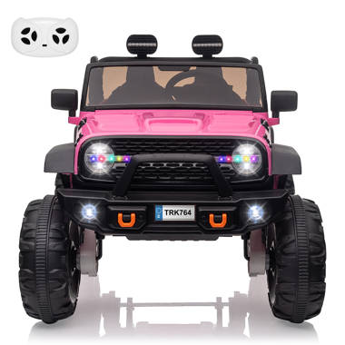 Pink jeep ride clearance on toy